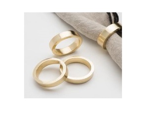 Anillo de servilletas para Decoración de mesa, soporte de servilletas para restaurantes de hotel de lujo para interiores y exteriores para bodas y casa - Product Image 1