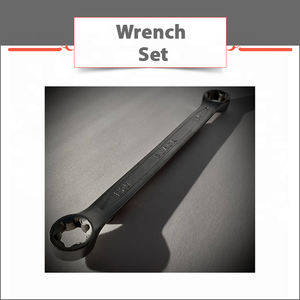 Vente en gros 24 pièces Jeu de clés mixtes antidérapantes robustes Système de mesure métrique en acier inoxydable de haute qualité DIY OEM - Product Image 5