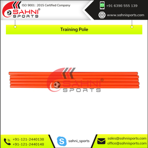 Poteau de slalom de football pliable en PVC robuste de 25 mm, équipement d'entraînement essentiel pour les joueurs de football - Product Image 5