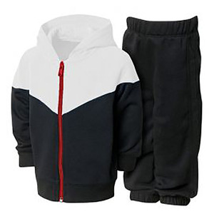 Chándales con cremallera para hombre Premium 100% poliéster Jogging Wear cómodo transpirable Casual al aire libre gimnasio entrenamiento deportes chándales - Product Image 1