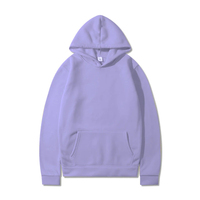 Sweat à capuche polaire personnalisé sérigraphié en gros, nouveau design hiver, 100 % coton, teint uni, anti-plis, pour homme