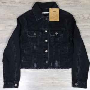 Veste en jean exclusive de style vintage pour filles imprimée effilochage Techniques lavées Prix compétitifs pour la saison printanière au Bangladesh - Product Image 4