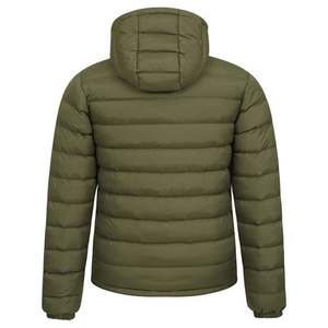 Custom Logo Men's Thick Padded Hooded Streetwear <b>Puffer</b> <b>Jacket</b> Warm Winter Polyester/Cotton High Quality - Product Image 3