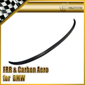 For BMW 2005-2008 E90 E91 E92 M3 Style Carbon Fiber Rear lip spoiler Trim