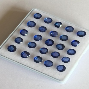 Pierre précieuse certifiée IGI en saphir bleu naturel de qualité AAA pour accessoires de bijoux - Product Image 5