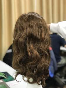 Peluca ondulada de agua para mujeres negras, cabello Remy virgen, peluca de encaje transparente, extensión de cabello humano de alta calidad, precio al por mayor - Product Image 4