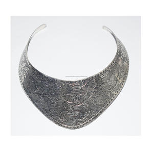 100% บริสุทธิ์โลหะทองเหลือง Choker แฟชั่นผู้หญิงสวม Choker เครื่องประดับล่าสุดสร้อยคอขายโบราณชุดสร้อยคอ - Product Image 6