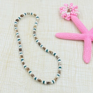 Della boemia Fatti <span class=keywords><strong>A</strong></span> Mano Puka Shell Collana di Tigre Naturale Bianco <span class=keywords><strong>Nassa</strong></span> Shell Collana di Conchiglie Collana Alla Moda - Product Image 4