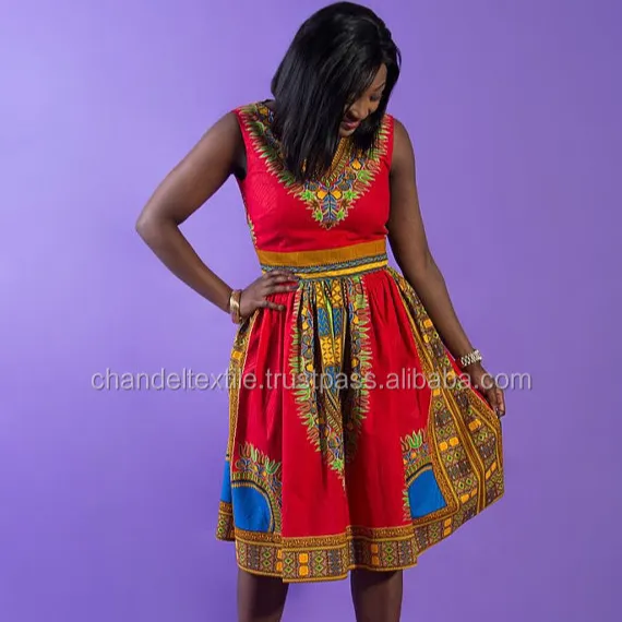 Robe Dashiki à imprimé africain, vêtements africains, haut Dashiki, jupe portefeuille, en coton occidental, pour femmes, 2019