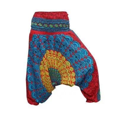 Indische Hippie-Hose Rosa Mandala Zigeuner Harem Stram pler Yoga Hippie Boho Lose Zigeuner Hippie Baggy Pants Afghani