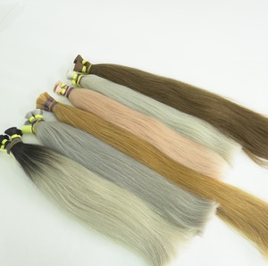 Extensiones de cabello humano 100% sedoso, pelo virgen sin procesar, venta al por mayor, oferta de verano - Product Image 4