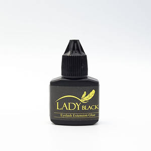Extensión de pestañas Lady Black Glue 10ml Secado rápido Bajo humo Sensible Impermeable Pegamento para pestañas de Corea del Sur Sky Glue - Product Image 1