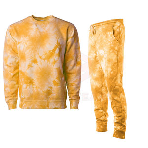 Costume 2 pièces pour hommes, vêtements grande taille, Sweat-shirt à teinture par nouage, nouvelle collection 2021 - Product Image 3