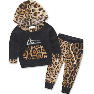 Survêtement en coton/polaire pour enfants, vente en gros, col rond, bouton, pull respirant, 2020 - Product Image 1