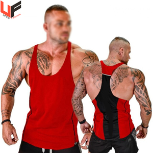 Vente chaude léger personnalisable hommes croix entraînement haut chemise Fitness entraînement porter sans manches maillots de corps - Product Image 2