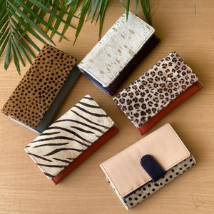 Coloré D'embrayage À La Main En Cuir D'embrayage Sac À Main En Cuir Recyclé - Product Image 1