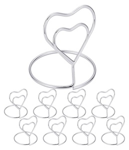 Ourwarm — porte-cartes en métal pur, porte-cartes Photo/mémo étoile, pour mariage, fête d'anniversaire, noël - Product Image 1