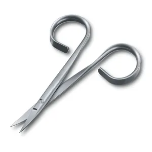 Необычные ручки для кутикулы, ножницы для ногтей с тупым покрытием, 3,5 дюйма, острые изогнутые ножницы для кутикулы и пилки для ногтей, ножницы для маникюра и педикюра