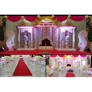 Templo Srilankan Boda Mandapa Alemania Glorioso Tema Blanco Templo Boda Mandapa Perla Real Boda Blanca Mandap Australia - Product Image 1
