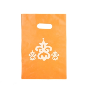 Factory Price Custom LDPE Plastic Poly Bags with Handle <b>Die</b> Cut Custom Handle Bags Made by HANPAK JSC with Promotional logo Printing - Product Image 5