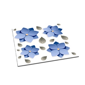 Azulejos de suelo esmaltados de porcelana pulida de mármol cerámico Skytouch 600x600mm 600x1200mm azulejos de colección 3D DE LA India - Product Image 1