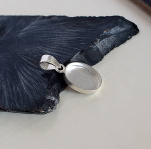 Nuevo colgante ligero de Plata de Ley 925, colgante de 13x18mm, ajuste de piedra de Copa con bisel de pinza para fabricación de joyería fina - Product Image 3