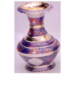 Floreros de latón de alta calidad con hermoso acabado dorado, maceta de Metal anhelada a mano india con grabado para decoración del hogar - Product Image 5