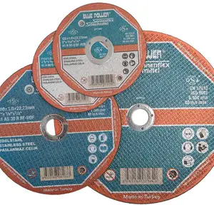 Rueda de disco abrasivo de corte inoxidable, alta calidad, 4,5 pulgadas, 115x1,6mm, con certificado os-iso, hecha en Turquía