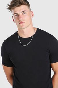 T-shirt manches courtes col rond pour hommes, surdimensionné, 180gsm, 100% coton, personnalisé, à couleur unie, pour l'été - Product Image 3