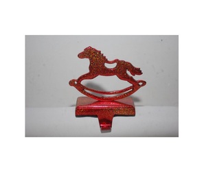 Soporte de calcetín de Navidad de Metal hecho a mano en forma de árbol tela Santa Claus decoración eléctrica tamaño personalizable - Product Image 2