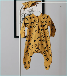 Cute Rompers Organic Cotton <b>Baby</b> Clothes Romper with Foot and hand - Product Image 1