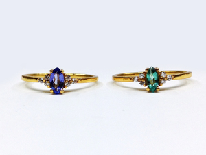 Anillos Vintage Marquise Gemvanity SR430, Chapados en Oro de 14k, Ajustables, Proveedor Mayorista, Hechos a Mano, Personalizados, Económicos, Unisex, MOQ Bajo - Product Image 2