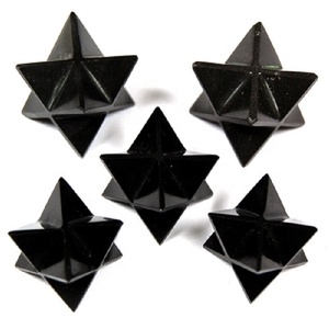 Merkaba de Ágata Negra Natural, Estrella de Merkaba de 8 Puntas, Cristal, Venta al por Mayor - Product Image 4