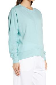 เสื้อสเวตเตอร์คอตตอนคอกลมสำหรับผู้หญิงเสื้อมีฮู้ดแบบสวมหัวเสื้อสเวตเตอร์ผ้าฝ้ายปักโลโก้ได้ตามต้องการ - Product Image 6