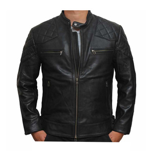 Vestes pour hommes en cuir de vache 100% pur, écologiques, coupe-vent, respirantes, durables, de qualité supérieure, personnalisables, service OEM, logo personnalisé - Product Image 3