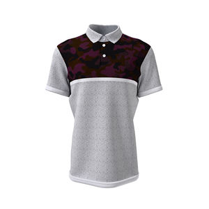Polo uni de haute qualité à revers de golf pour hommes, design personnalisé en gros, pour le sport, décontracté, intelligent et brodé - Product Image 2