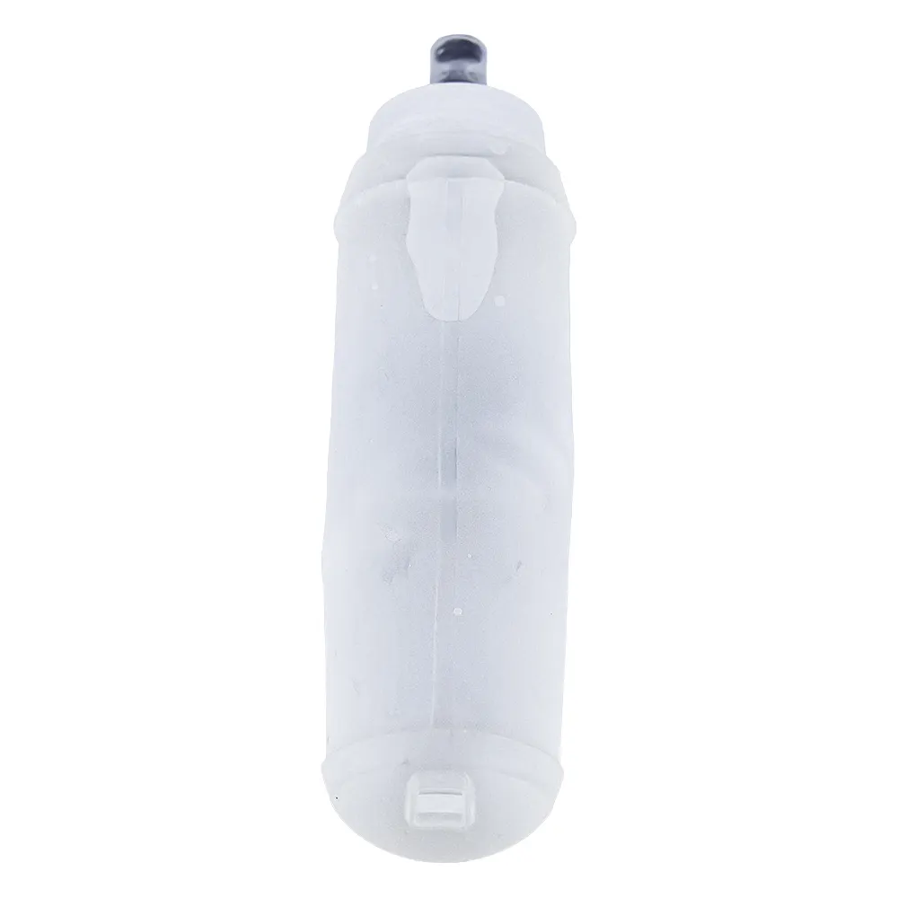 Botella de agua para correr de larga distancia, frasco blando de TPU de 500ml, transparente, plegable, parte inferior de semiesférica, nuevo