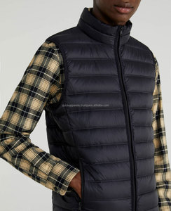 Gilet matelassé sans manches pour homme Quick Apparels, respirant, coupe-vent, en nylon/coton, chauffe-corps rembourré, coupe ajustée - Product Image 5