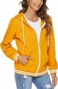 Nouveau design femmes hiver polaire sweats à capuche à manches longues hauts fermeture éclair sweats à capuche décontracté dames automne tricoté vêtements XS - Product Image 3