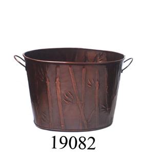 Planteur décoratif pour la maison et le jardin, 12 pièces, plantes en métal plaqué cuivre naturel - Product Image 2