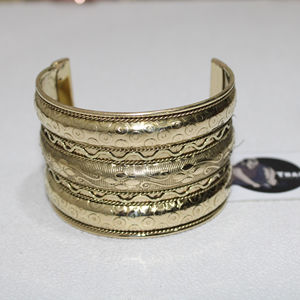 New Brass Cuff <b>Bangle</b> <b>Bracelet</b> Cufflinks or Cufflink for Ladies and Girls Fashion Accessories at Low Price in India Tradnary - Product Image 3