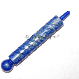Comprar piedra de curación de cristal tallado varitas semipreciosas lapislázuli ágata 7 Chakra estilo para Feng Shui amor Chakra equilibrio - Product Image 1