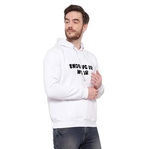 Venta al por mayor de alta calidad blanco 100% algodón Streetwear Mens Jersey a granel gran sudaderas con capucha - Product Image 4