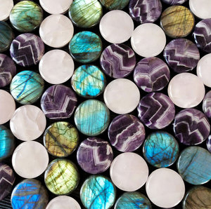 Cristal de quartz rose, pierres précieuses naturelles, grappe de perles, pierre décorative, fournisseur en gros, article cadeau, grappe de cristaux polis - Product Image 4