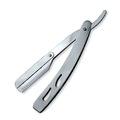 Rasoirs droits professionnels en acier inoxydable, rasoirs à lame unique pour le rasage, couleur argent, par Life Care Instruments - Product Image 6