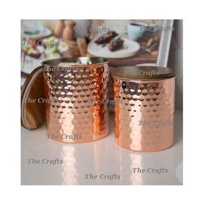 Ensemble de trois conteneurs de tailles et de couleurs différentes avec couvercle en bois Conteneur de cuisine de la meilleure qualité à bon prix - Product Image 6