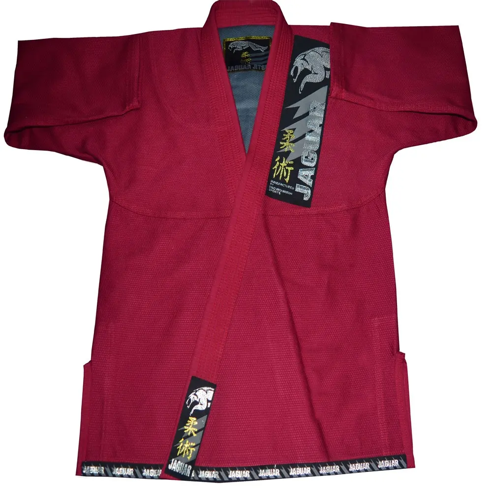 Di Vendita superiore BJJ Gi BJJ KIMONO JIU JITSU GI di COLORE MARRONE ROSSICCIO COLORE del VINO GI