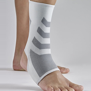 Knitted Colored Ankle Pad With Strap Compression Sleeve Ankle Hot selling compression knee sleeve - Product Image 4