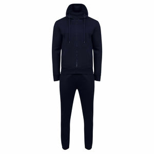 Mens Zip Top Joggers Jogging Chándal Plain Sudadera con capucha Tallas grandes Fitness Ropa deportiva Logotipo personalizado Hecho Pakistán - Product Image 5