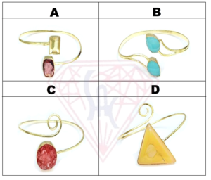 Bracelet élégant plaqué or fait à la main pour les femmes ou les filles meilleur cadeau pour le composant de bijoux pour faire l'article - Product Image 3